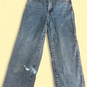 Madewell The Perfect Vintage Wide-Leg Crop Jeans